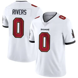 Eric Rivers Tampa Bay Buccaneers Men's Limited Vapor Untouchable Nike Jersey - White