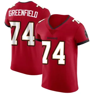 Garret Greenfield Tampa Bay Buccaneers Men's Elite Red Vapor Nike Jersey - Green