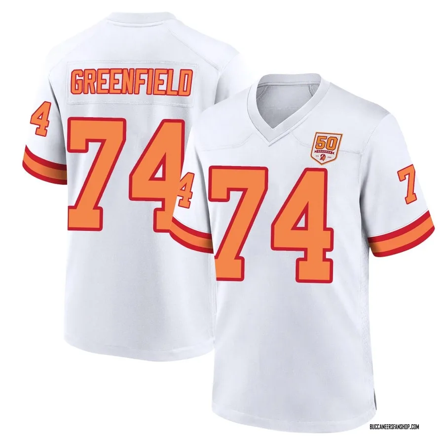 Garret Greenfield Tampa Bay Buccaneers Men's Game '76 50th Season Nike Jersey - White