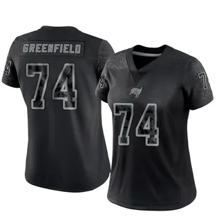 Garret Greenfield Tampa Bay Buccaneers Women's Limited Black Reflective Nike Jersey - Green