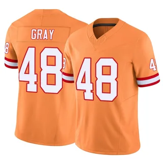 J.T. Gray Tampa Bay Buccaneers Men's Limited Vapor F.U.S.E. Nike Jersey - Orange