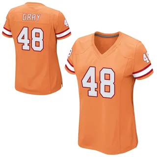 J.T. Gray Tampa Bay Buccaneers Women's Game Alternate Nike Jersey - Orange