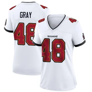 J.T. Gray Tampa Bay Buccaneers Women's Game Nike Jersey - White