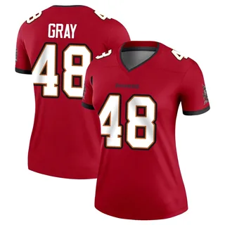 J.T. Gray Tampa Bay Buccaneers Women's Legend Nike Jersey - Red