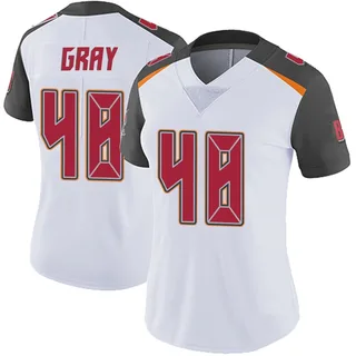 J.T. Gray Tampa Bay Buccaneers Women's Limited Vapor Untouchable Nike Jersey - White