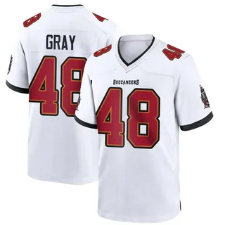 J.T. Gray Tampa Bay Buccaneers Youth Game Nike Jersey - White