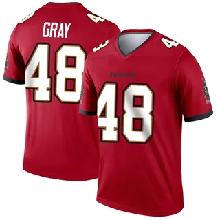 J.T. Gray Tampa Bay Buccaneers Youth Legend Nike Jersey - Red