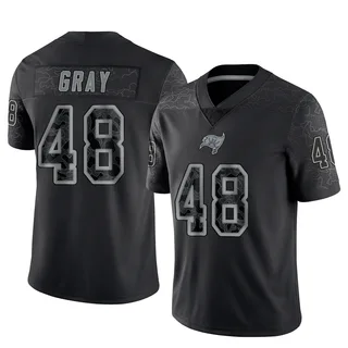 J.T. Gray Tampa Bay Buccaneers Youth Limited Reflective Nike Jersey - Black