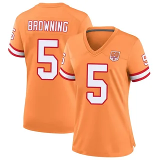 Jack Browning Tampa Bay Buccaneers Women's Game Creamsicle 50th Season Nike Jersey - Brown