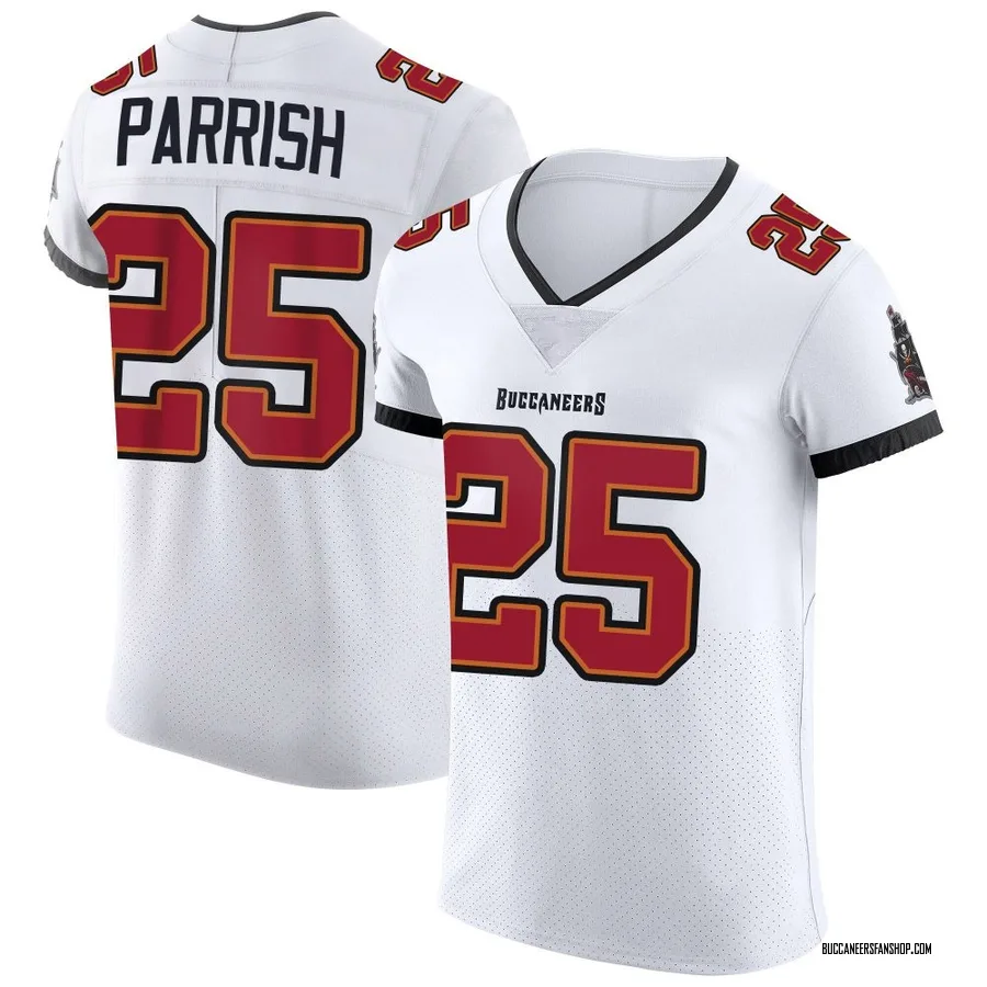 Jacob Parrish Tampa Bay Buccaneers Men's Elite Vapor Nike Jersey - White