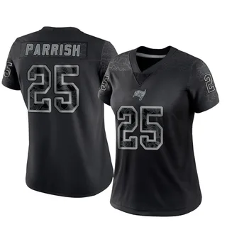 Jacob Parrish Tampa Bay Buccaneers Women's Limited Reflective Nike Jersey - Black