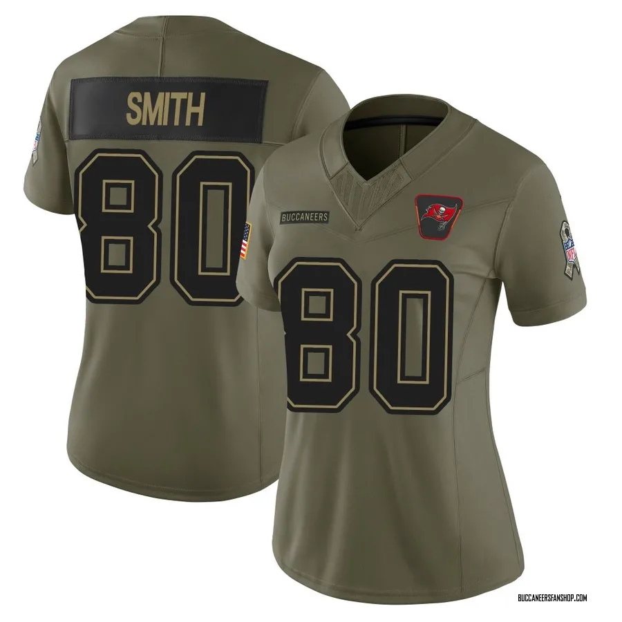 Jaden Smith Tampa Bay Buccaneers Women's Limited 2025 Salute to Service Nike Jersey - Olive