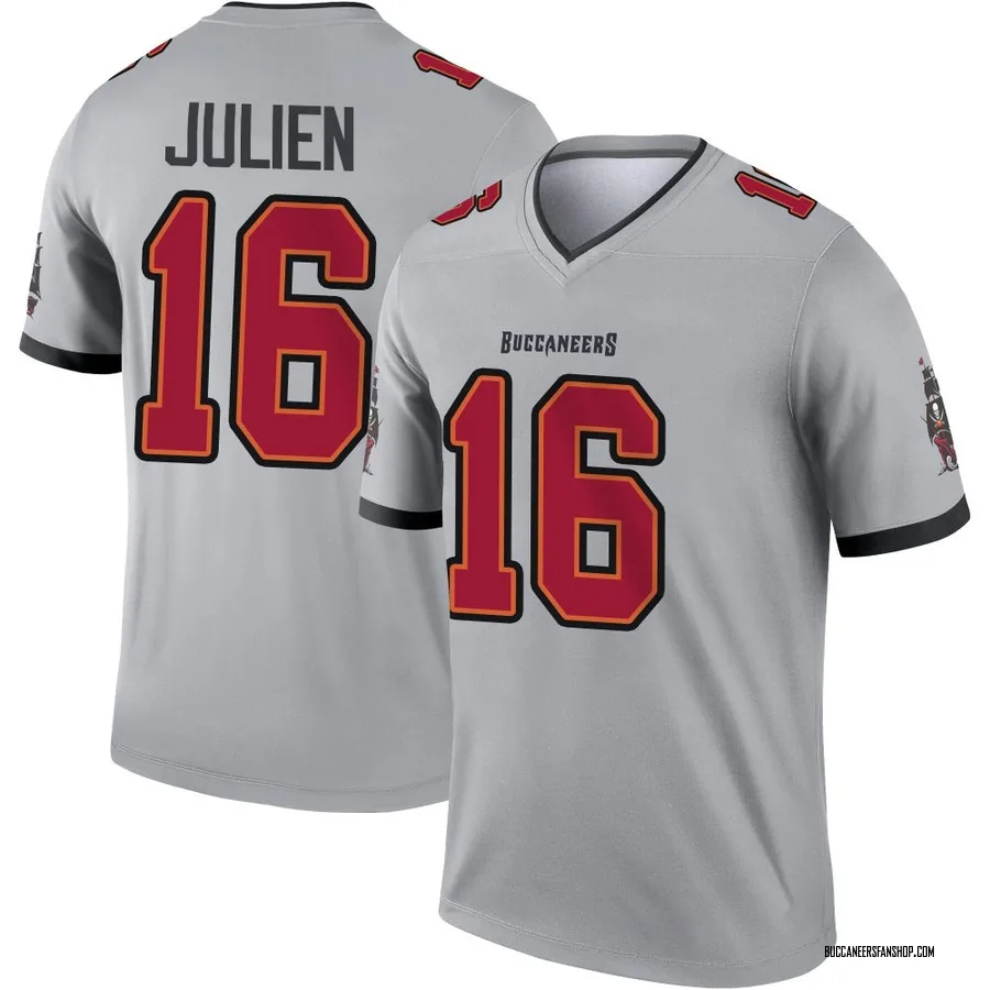Jake Julien Tampa Bay Buccaneers Men's Legend Inverted Nike Jersey - Gray