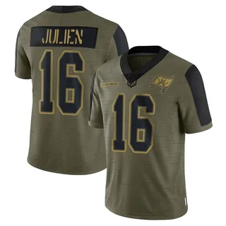 Jake Julien Tampa Bay Buccaneers Men's Limited 2021 Salute To Service Nike Jersey - Olive