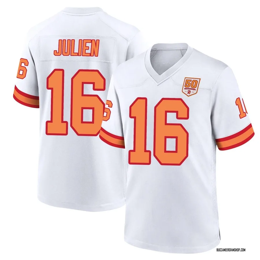 Jake Julien Tampa Bay Buccaneers Youth Game '76 50th Season Nike Jersey - White