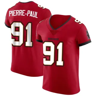 Jason Pierre-Paul Tampa Bay Buccaneers Men's Elite Vapor Nike Jersey - Red