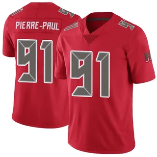 Jason Pierre-Paul Tampa Bay Buccaneers Men's Limited Color Rush Nike Jersey - Red