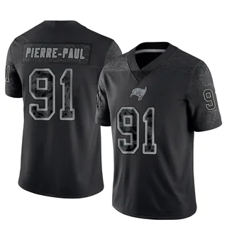 Jason Pierre-Paul Tampa Bay Buccaneers Men's Limited Reflective Nike Jersey - Black
