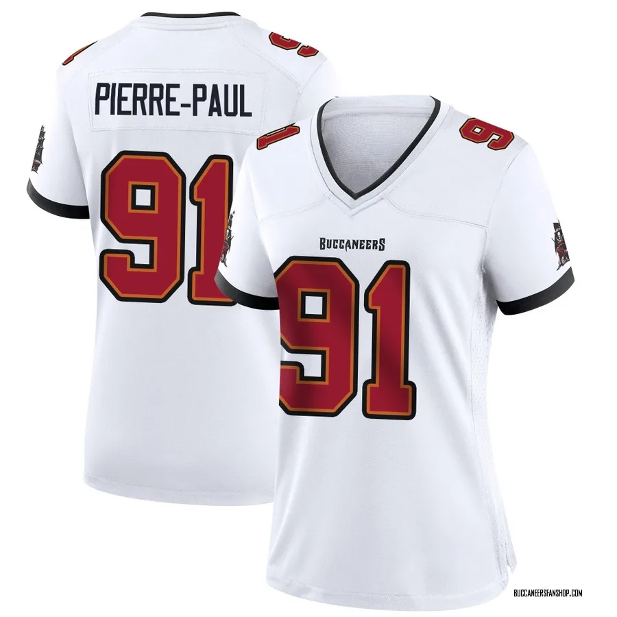 Jason Pierre-Paul Tampa Bay Buccaneers Women's Game Nike Jersey - White