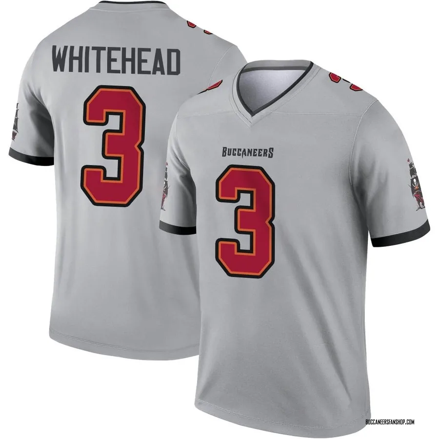 Jordan Whitehead Tampa Bay Buccaneers Men's Legend Gray Inverted Nike Jersey - White