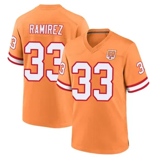 Jose Ramirez Tampa Bay Buccaneers Men's Game sicle 50th Season Nike Jersey - Cream