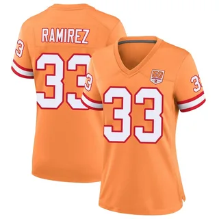 Jose Ramirez Tampa Bay Buccaneers Women's Game sicle 50th Season Nike Jersey - Cream