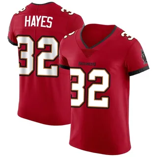 Josh Hayes Tampa Bay Buccaneers Men's Elite Vapor Nike Jersey - Red