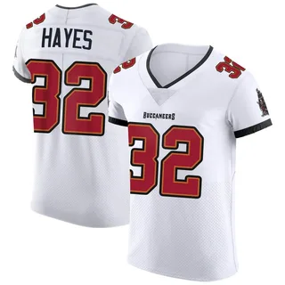 Josh Hayes Tampa Bay Buccaneers Men's Elite Vapor Nike Jersey - White