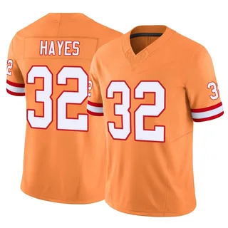 Josh Hayes Tampa Bay Buccaneers Men's Limited Vapor F.U.S.E. Nike Jersey - Orange