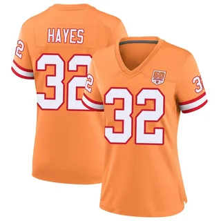 Josh Hayes Tampa Bay Buccaneers Women's Game sicle 50th Season Nike Jersey - Cream