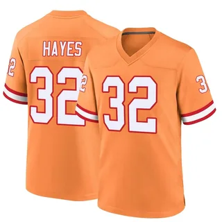 Josh Hayes Tampa Bay Buccaneers Youth Game Throwback Nike Jersey - Orange
