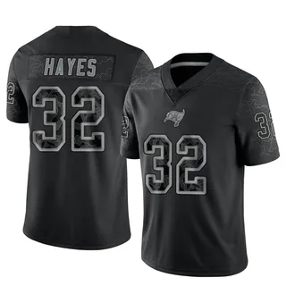 Josh Hayes Tampa Bay Buccaneers Youth Limited Reflective Nike Jersey - Black