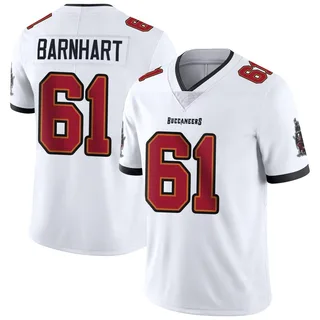 Karsen Barnhart Tampa Bay Buccaneers Men's Limited Vapor Untouchable Nike Jersey - White