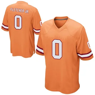 Kenny Fletcher Jr. Tampa Bay Buccaneers Men's Game Alternate Nike Jersey - Orange