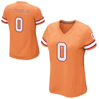 Kenny Fletcher Jr. Tampa Bay Buccaneers Women's Game Alternate Nike Jersey - Orange