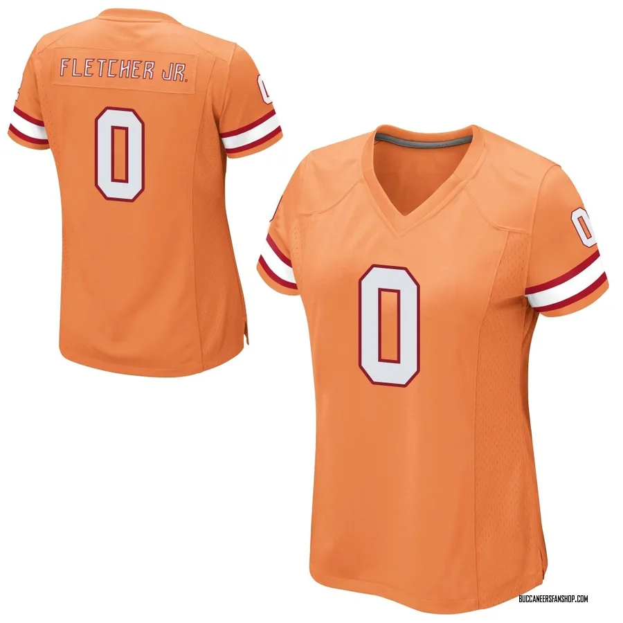 Kenny Fletcher Jr. Tampa Bay Buccaneers Women's Game Alternate Nike Jersey - Orange