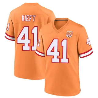 Ko Kieft Tampa Bay Buccaneers Men's Game sicle 50th Season Nike Jersey - Cream
