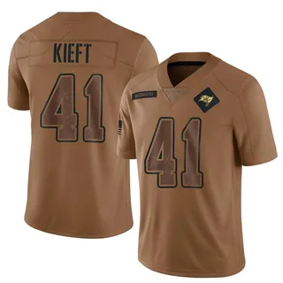 Ko Kieft Tampa Bay Buccaneers Men's Limited 2023 Salute To Service Nike Jersey - Brown