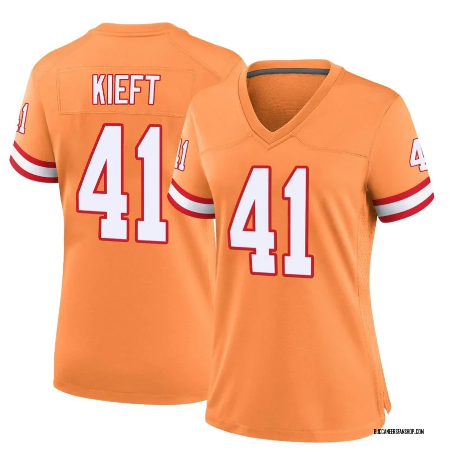 Ko Kieft Tampa Bay Buccaneers Women's Game Throwback Nike Jersey - Orange