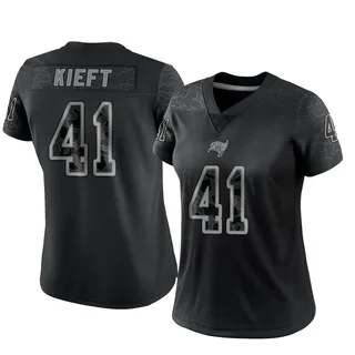Ko Kieft Tampa Bay Buccaneers Women's Limited Reflective Nike Jersey - Black