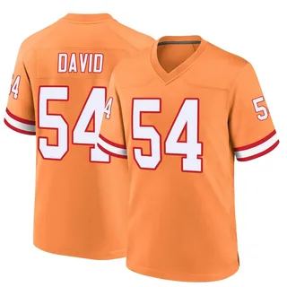 Lavonte David Tampa Bay Buccaneers Men's Game Throwback Jersey - Orange