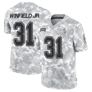 Men's Antoine Winfield Jr. Tampa Bay Buccaneers Men's Limited Arctic Camo 2024 Salute to Service Jersey