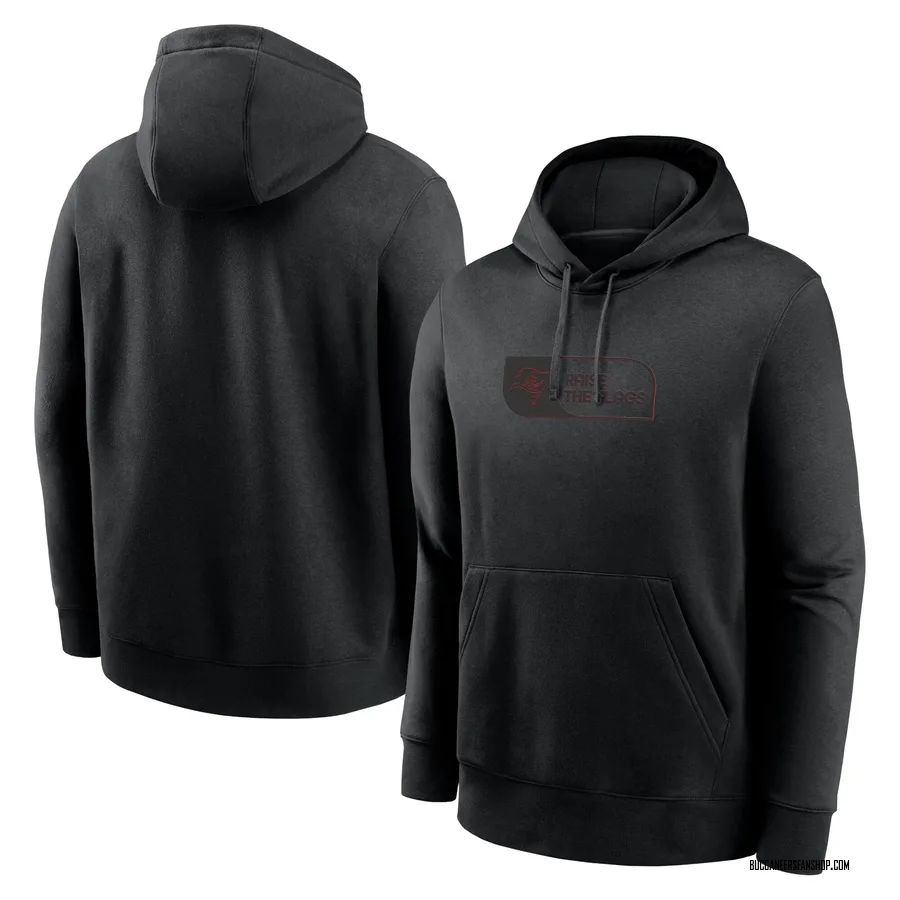 Men's Tampa Bay Buccaneers Black Edge Club Pullover Hoodie
