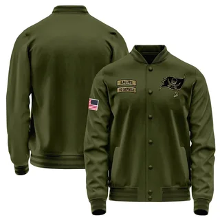 Men's Tampa Bay Buccaneers Olive Salute to Service Sideline Performance Jacket