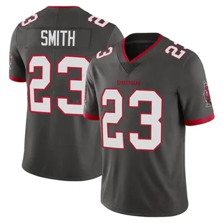 Men's Tykee Smith Tampa Bay Buccaneers Men's Limited Pewter Alternate Vapor Nike Jersey