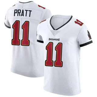 Michael Pratt Tampa Bay Buccaneers Men's Elite Vapor Nike Jersey - White