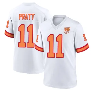Michael Pratt Tampa Bay Buccaneers Men's Game '76 50th Season Nike Jersey - White