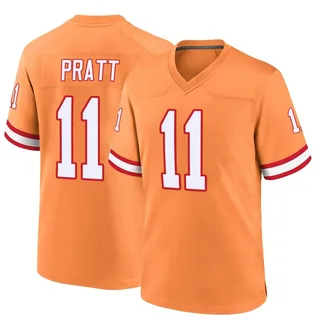 Michael Pratt Tampa Bay Buccaneers Men's Game Throwback Nike Jersey - Orange