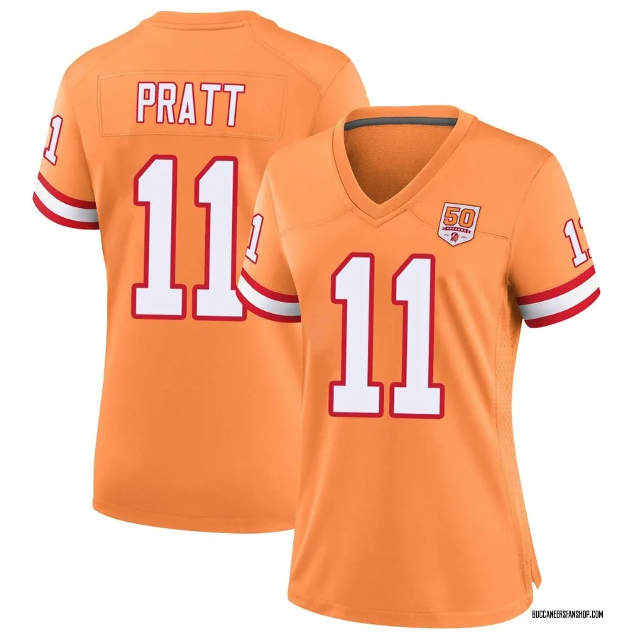 Michael Pratt Tampa Bay Buccaneers Women's Game sicle 50th Season Nike Jersey - Cream