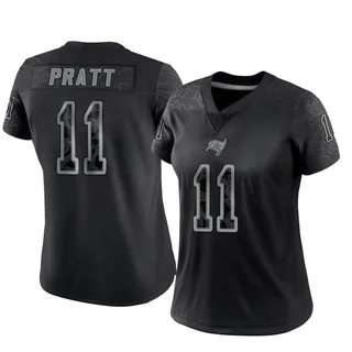 Michael Pratt Tampa Bay Buccaneers Women's Limited Reflective Nike Jersey - Black